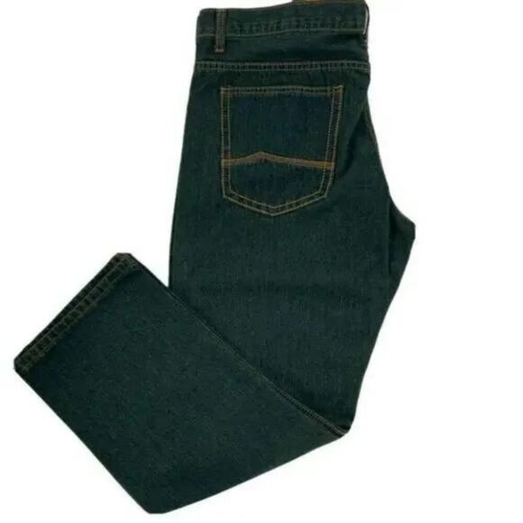 Denim Culture Straight Leg Dark Wash Denim Men Jeans Size 40x30 New - Picture 2 of 9
